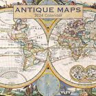 2024 Square Wall Calendar, Antique Maps, 16-Month Arts & Antiques Theme 12x12