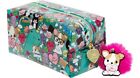 Too Faced Clover the Dog Vinyl Makeup Bag w/ Keychain - NEW NO BOX - Packaged