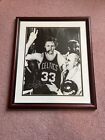 Larry Bird Signed Framed Matted 16x20 Photo. 22x27 In Frame. Steiner Collectable