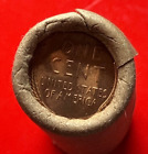 TAIL / TAIL  1 OBW BU LINCOLN WHEAT PENNY ROLL YEARS UNKNOWN OLD VINTAGE WRAPPER