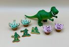 Re-ment TOY STORY BIRTHDAY PARTY LOT 2010 DINO CUPCAKES GREEN SOLDIER COOKIES