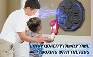 Boxing Training Machine, Smart Music Wall Mounted Punching Sports Rechargeable