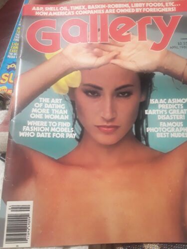 Vintage April 1980 Entertainment GALLERY Magazine, Rare Hard To Find