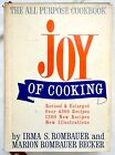 The Joy of Cooking Cookbook, Vintage 1972 HC / DJ, by Irma & Marion Rombauer