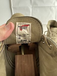 Red Wing Heritage Work Chukka Boots Sage Mohave 3144 10.5 D