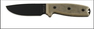 Ontario Knife Company Rat 3 With Nylon Sheath Fixed Blade Plain Edge