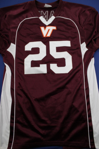 Virginia Tech University Frank Beamer #25 Football Jersey Size Large