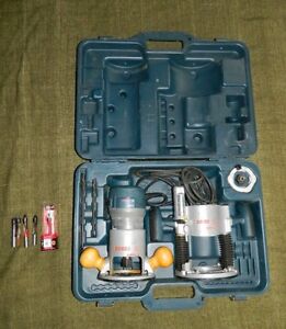 Bosch 1617 Combination Plunge & Fixed-Base Router Kit In Case   120V