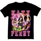 Katy Perry Singer Shirt Short Sleeve Black S-5XL Shirt