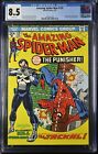 AMAZING SPIDER-MAN #129 KEY 1st APPEARANCE PUNISHER, CGC 8.5 WHITE PAGES