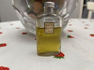 Emeraude De Coty  Perfume  1.18 Oz. Vintage Empty. Rare