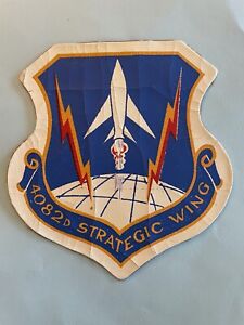 New Listing4082nd Strategic Wing USAF Patch/Decal on plastic