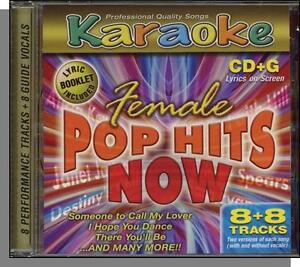 Karaoke CD+G - Female Pop Hits Now - New 8 Song CD! Bootylicious, Hope You Dance