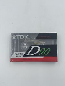 New Factory Sealed TDK D90 High Output IEC I/Type I Cassette Tape Normal Bias