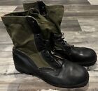 Vintage RO Search Jungle Green Military Combat Boots Men's US Size 11R