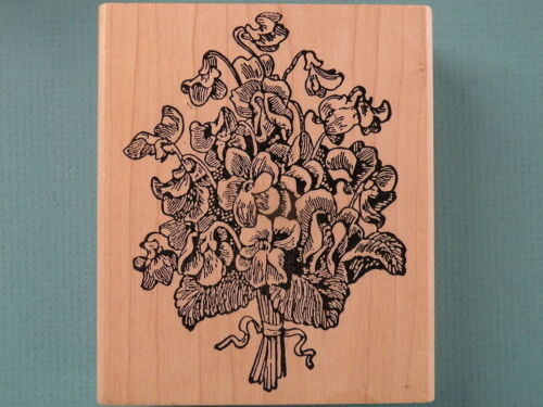 Floral Bouquet, Detailed STAMP FRANCISCO Rubber Stamp