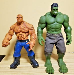 HOT TOYS KNOCKOFF HULK & FANTASTIC FOUR THE THING 1/6 SCALE ACTION FIGURES