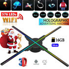 52CM Wifi 3D Holographic Projector 576 LED Hologram Fan Advertising Player Hot