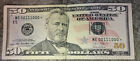 $50 FRN Star AND true binary serial number make it double rare  # ME 00111000 *