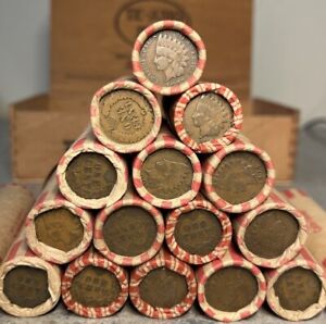 New ListingINDIAN HEAD BOTH ENDS WHEAT PENNY ROLL 1909-1958 SEALED AND UNSEARCHED!!!