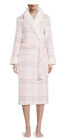 SECRET TREASURES Fleece Plaid Robe Size L 12-14 Womens Dressing Gown New