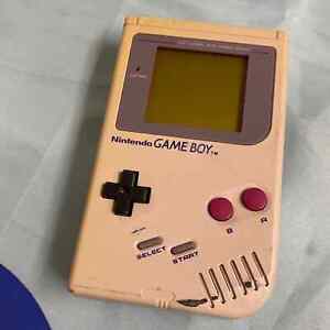 Nintendo Original Gameboy DMG-01 Tested & Works - No Battery Cover, Pixel Issues