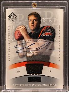 New ListingCARSON PALMER 2003 SP Authentic RPA RC Rookie Patch On Card Auto 36/250