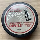 NJ Devils 1995 NHL Stanley Cup Champions Bill Guerin Celebration Hockey Puck