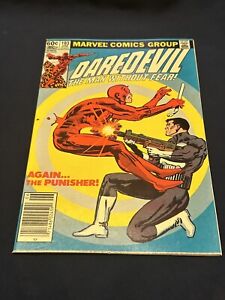 Daredevil #183 Newsstand First Battle with Punisher Cover