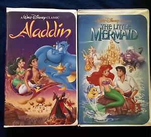 ~ 2~  🏰Disney *Black Diamond* The Classics ~ Disney VHS Lot of 2 ❤️
