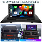 CarPlay For BMW X3 2004-2012 Car Stereo Radio 64G GPS Navi WIFI Android 13
