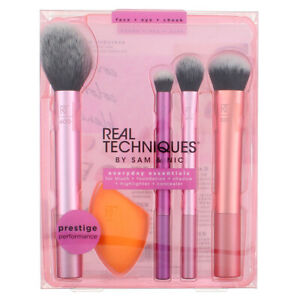 3 Pack Sam & Nic Real Techniques Foundation Makeup Kit, 5 Ct 5.7 oz