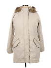 Abercrombie & Fitch Women Ivory Coat XL