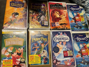 Disney VHS Lot of 11 NEW FACTORY SEALED Movies Not perfect read description