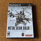 Metal Gear Solid 3: Subsistence (Sony PlayStation 2, 2006) PS2 Complete TESTED