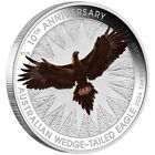 2024 Australian Wedge Tailed Eagle 10th Ann. 1 oz Silver Color Coin In Capsule
