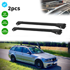 New Cross Bars  Roof Rack For BMW 3 Series E46 Touring 1999-2005 Black 2x (For: BMW)
