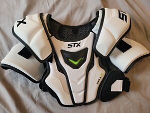 STX Lacrosse Shoulder Pad Cell IV Liner White/Black Medium