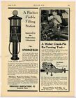1921 Springfield Mfg. Co. Ad: Visible Gas Pump, Filling Station - Ohio