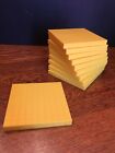 10  BASE TEN BLOCKS 10 Flats  10x10   Yellow Math Manipulatives Plastic