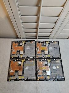LOT OF 4 Dell Latitude 7285 BACK COVERS AND MOTHERBOARDS