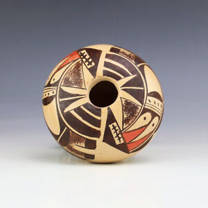 NATIVE AMERICAN HOPI POTTERY SEED POT BY ADELLE NAMPEYO