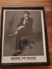 Joe Frazier Autographed Photo Framed