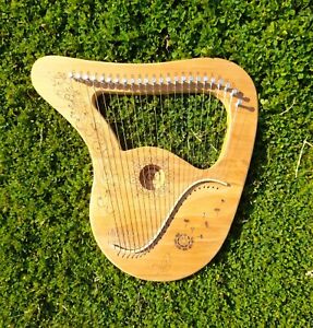 24 String Phoenix Harp, Professional Musical Instrument Gift, , Mahogany Lyre