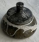Hand Carved Stone Trinket Box With Lid SEE PHOTOS