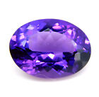 7.08 Ct Natural Purple Amethyst Oval Cut IF Certified STUNNING Gemstone