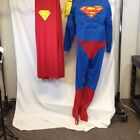 RUBIES Adult Red Blue DC Comics Deluxe Muscle Chest Superman Costume Size XL