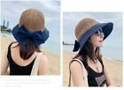 Women's Floppy Sun Beach Straw Hat – Wide Brim, Stylish & Packable Summer Cap