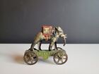 Distler Tin Penny Toy Elephant On Wheels