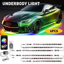 6pcs Dreamcolor Dream Color RGB Underglow LED Kit Car Neon Strip Light APP